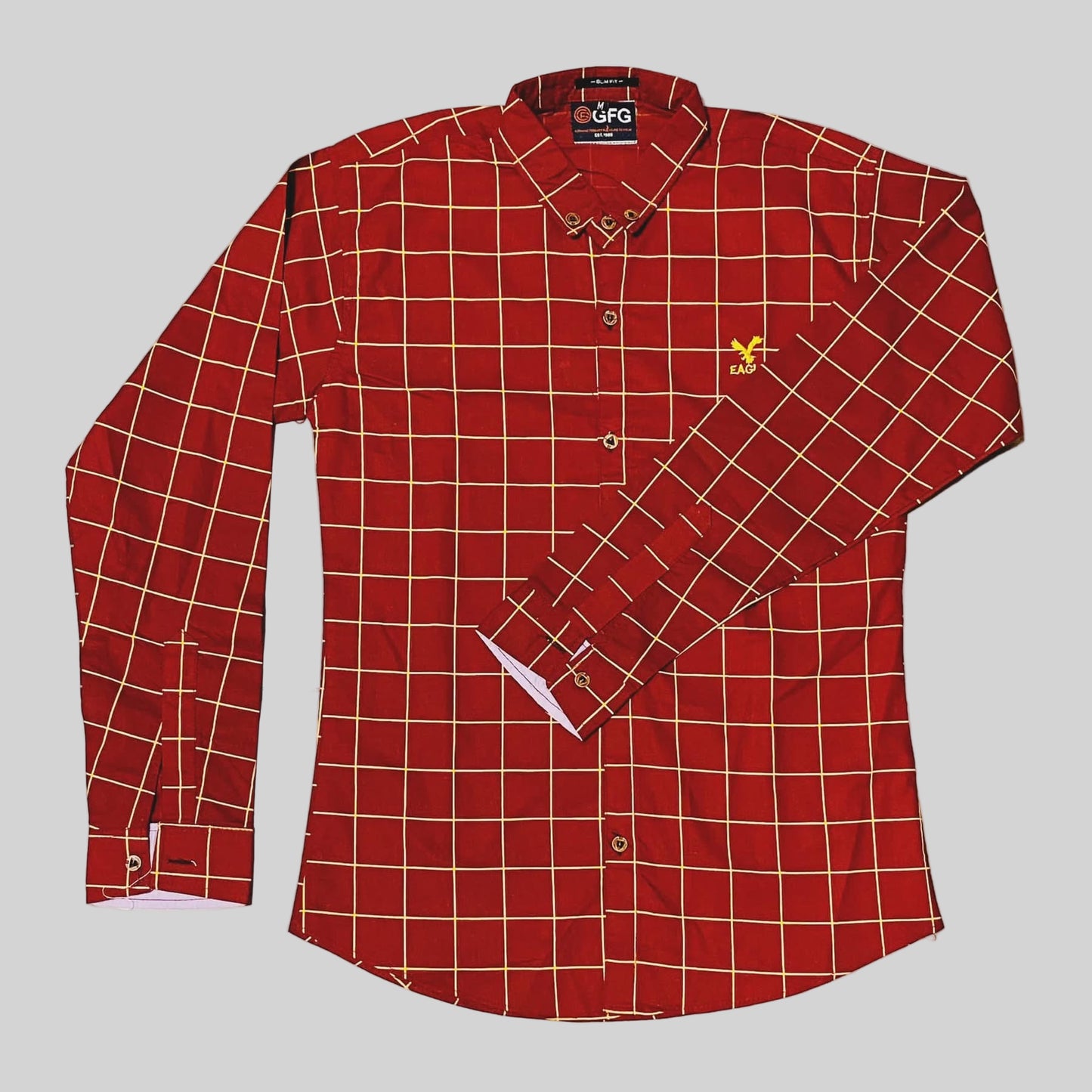Checked Cotton Shirt For Men