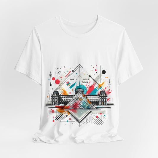 Unisex-T-Shirt mit Paris-Design