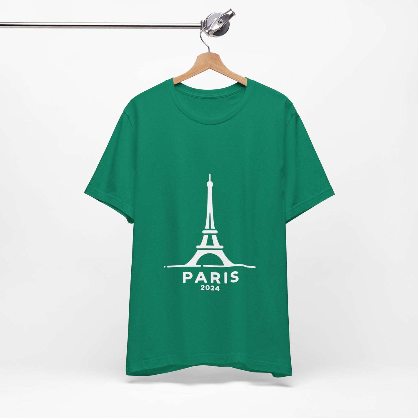 Unisex T-shirt Multi colors with Eiffel Tower