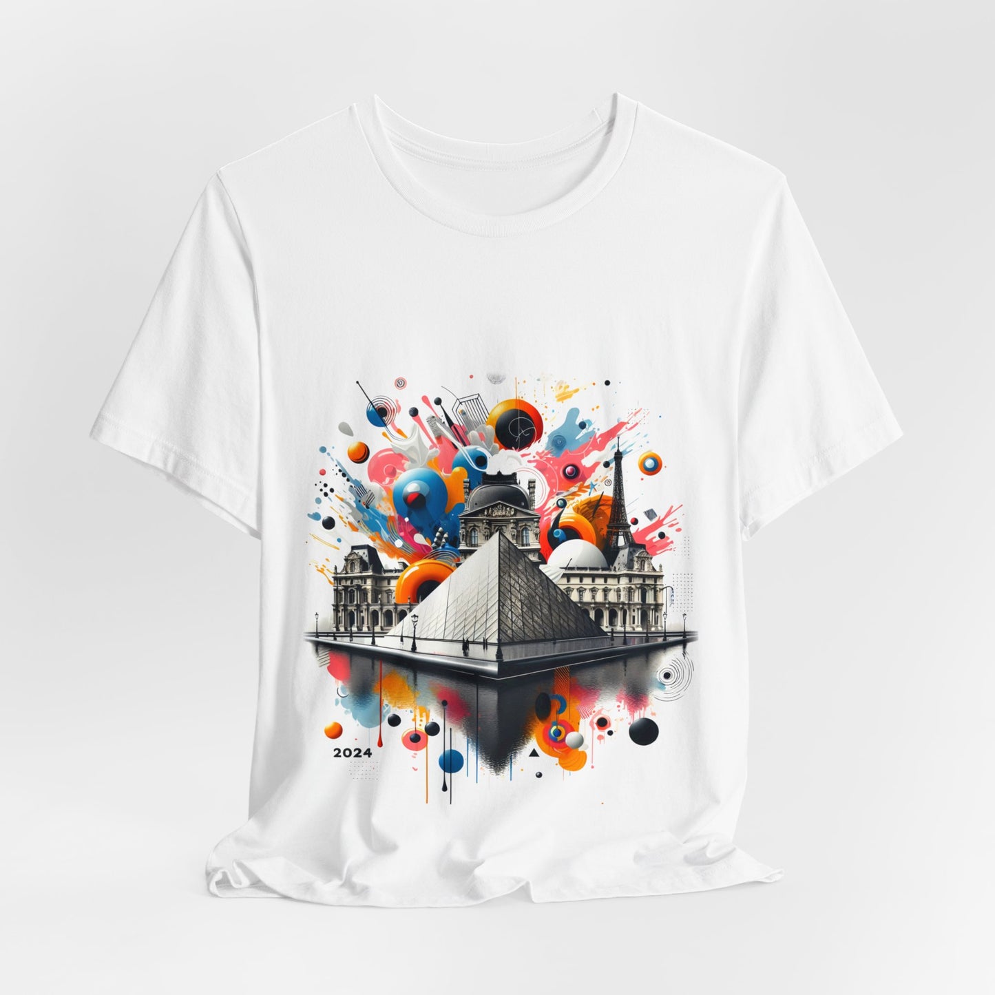 Unisex-T-Shirt mit Pariser Geschichte und Kunst