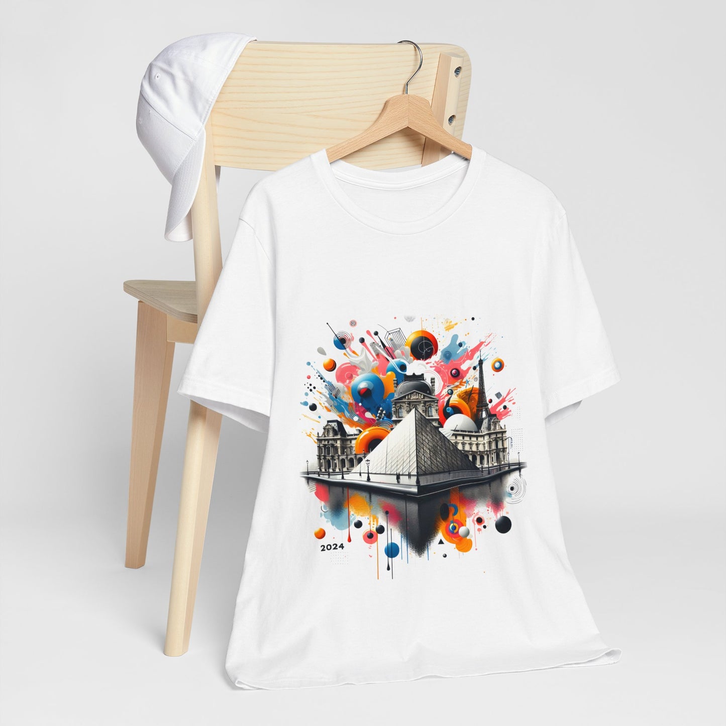 Unisex-T-Shirt mit Pariser Geschichte und Kunst