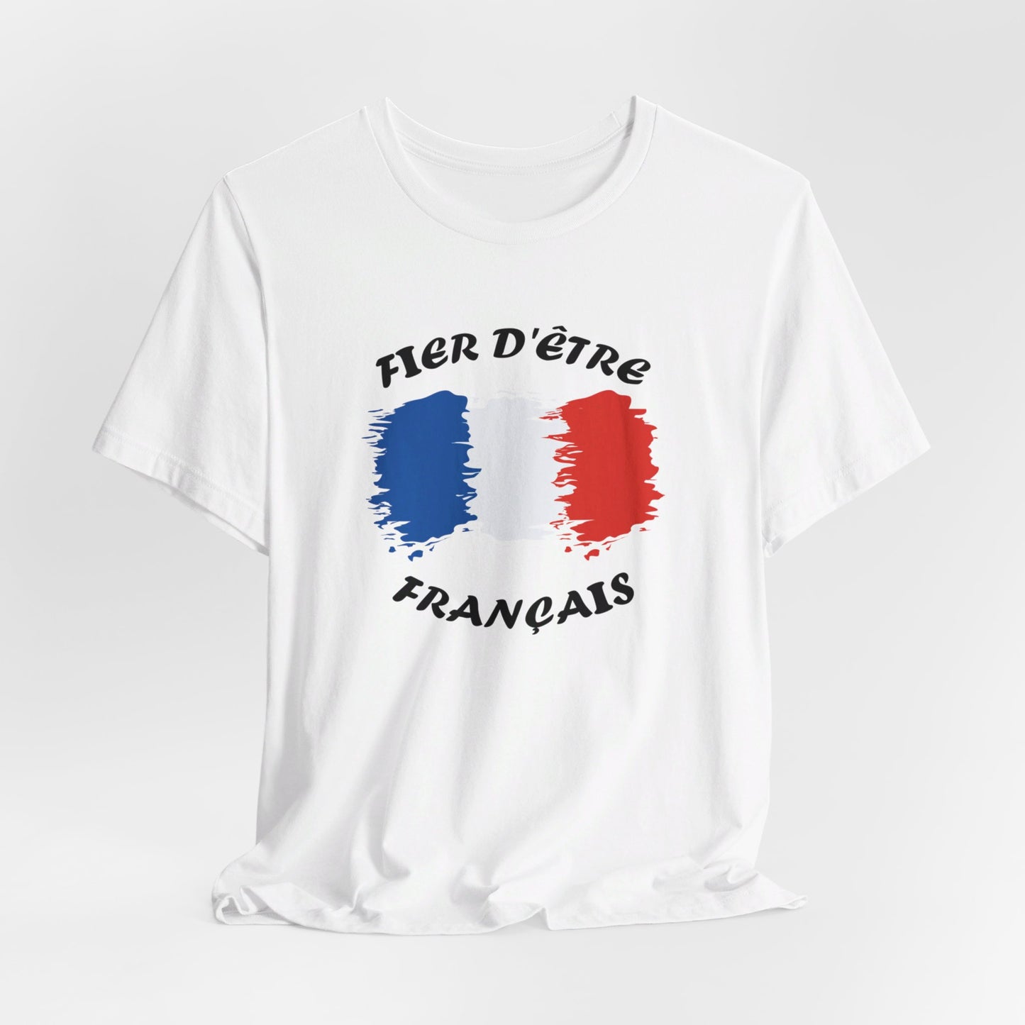 Short Sleeve Tee with French flag for men