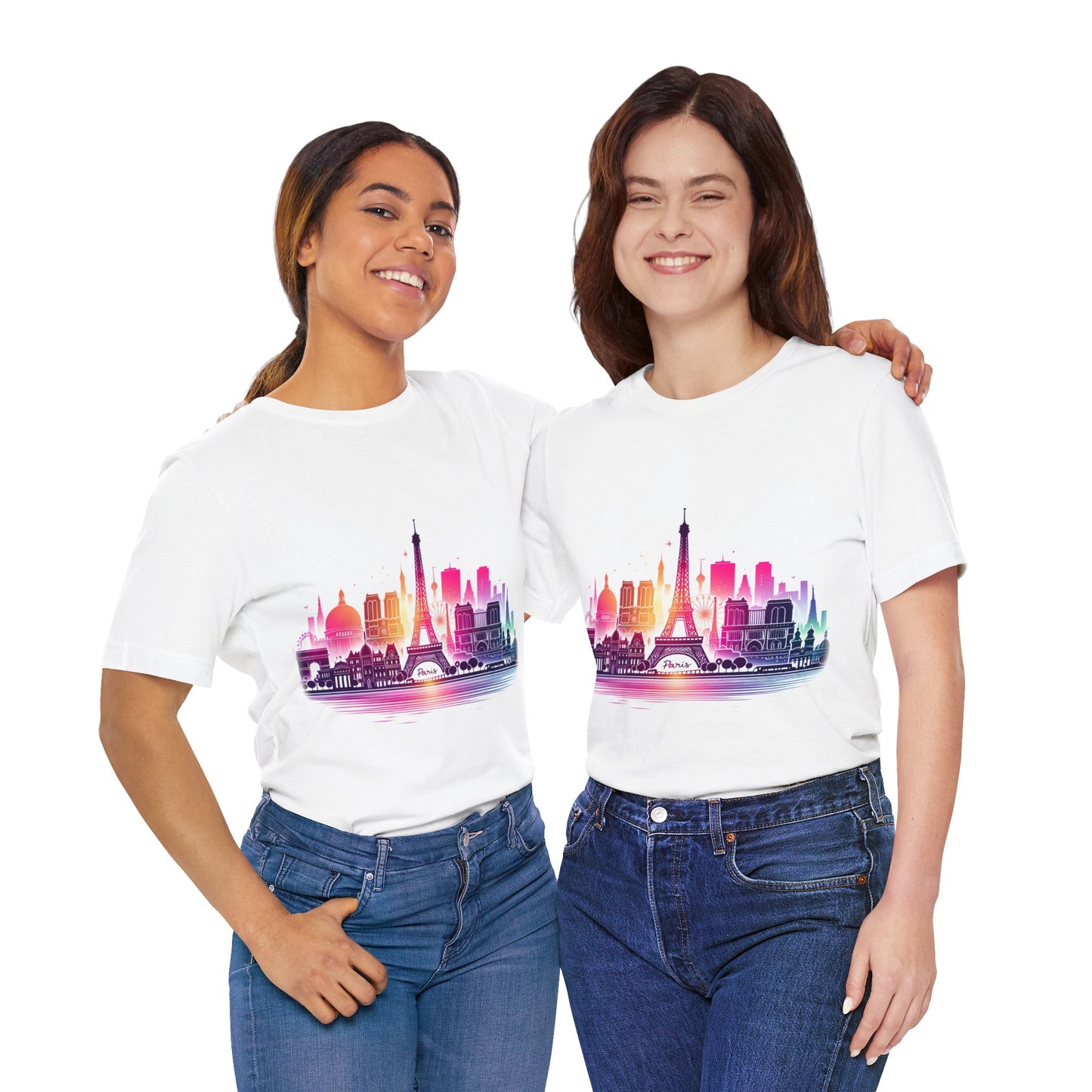 Women T-shirt - Paris city art