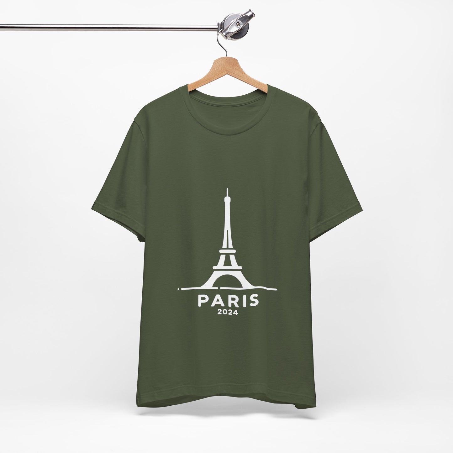 Unisex T-Shirt Mehrfarbig mit Eiffelturm