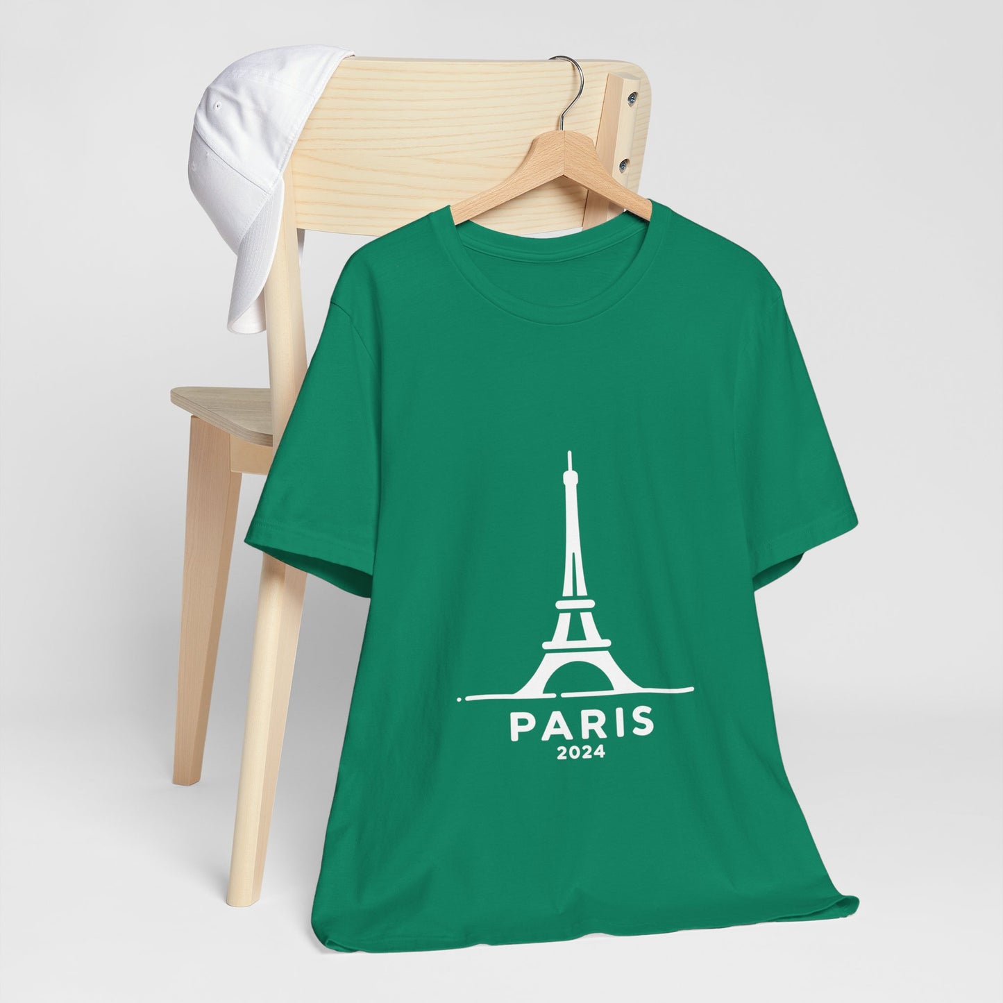 Unisex T-shirt Multi colors with Eiffel Tower