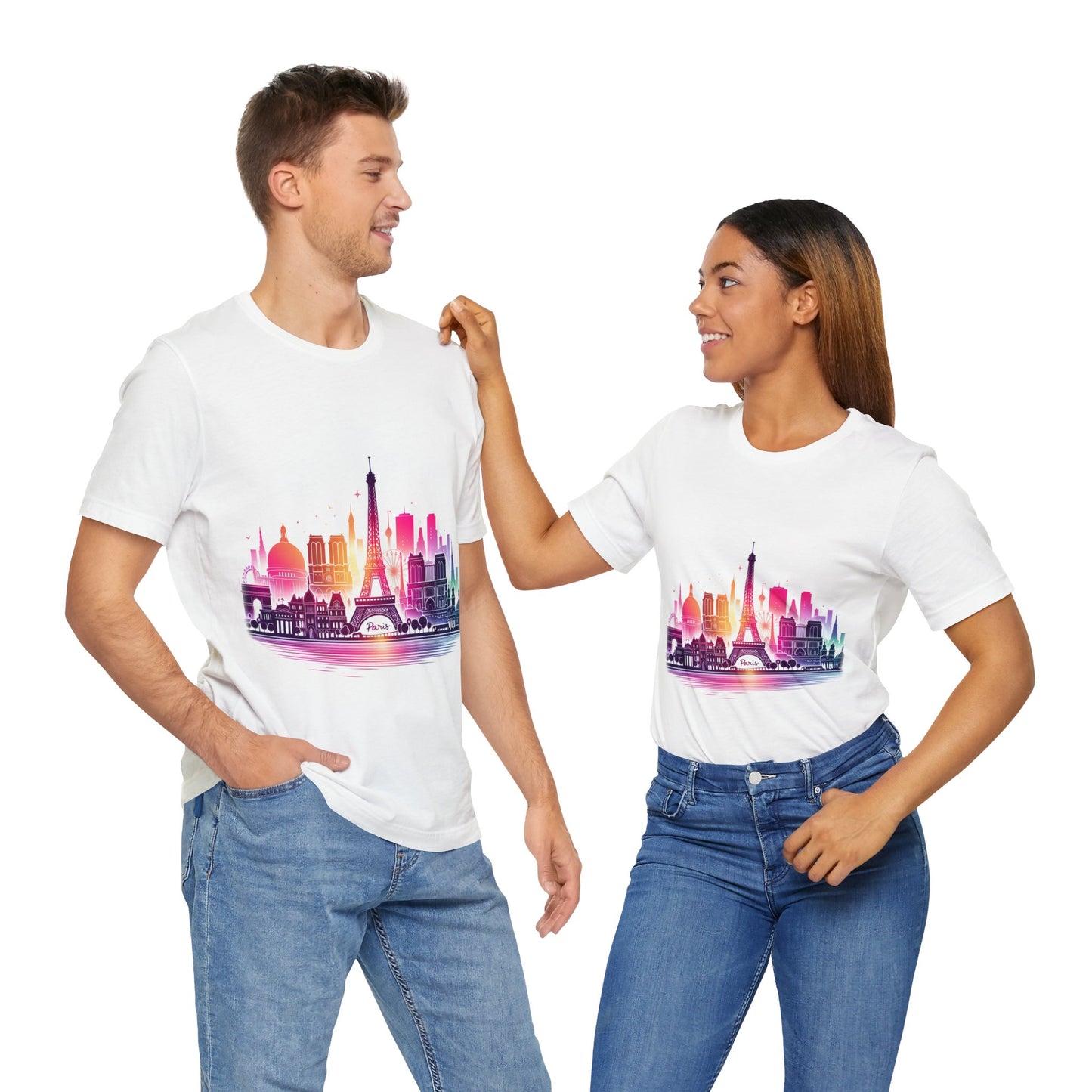 Women T-shirt - Paris city art