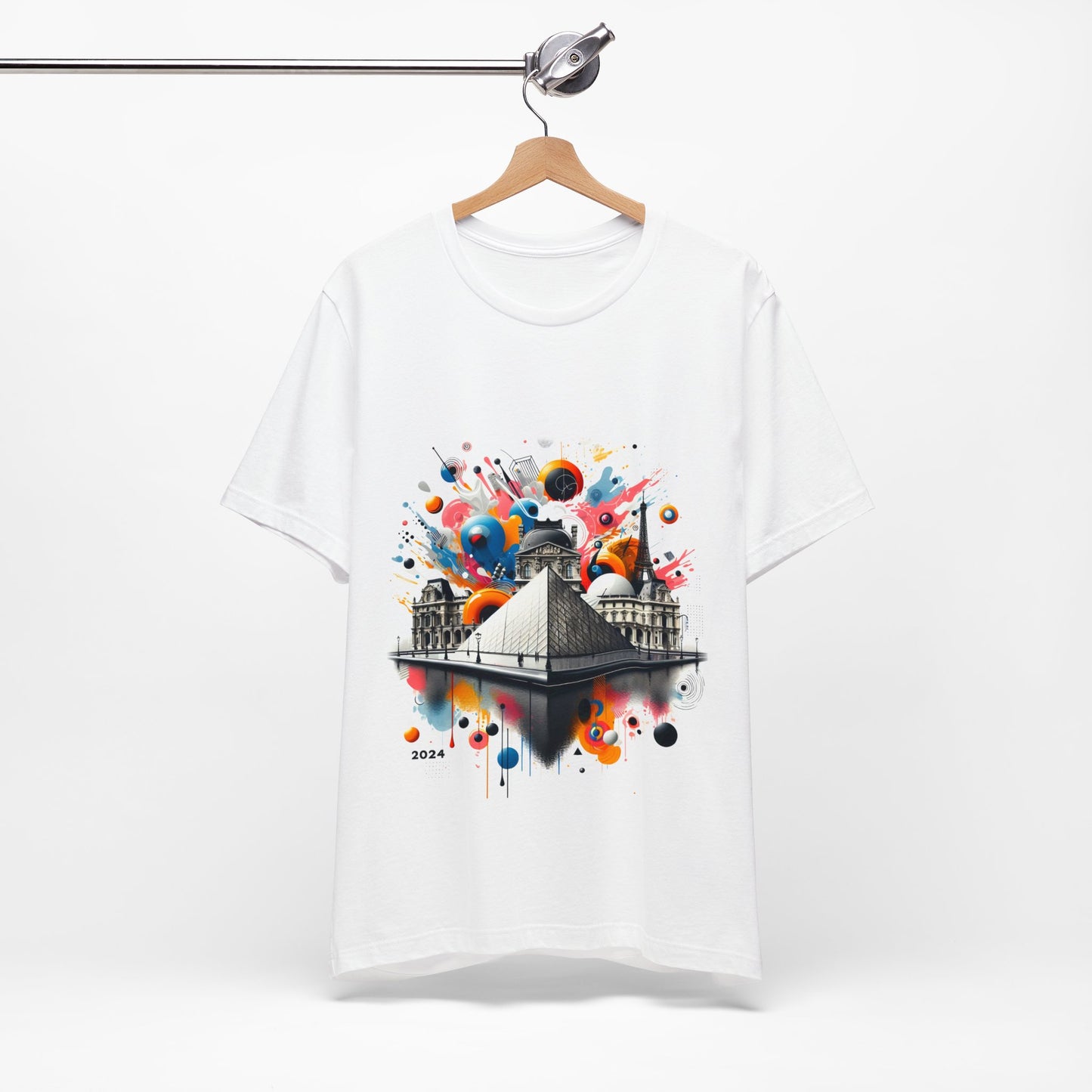 Unisex-T-Shirt mit Pariser Geschichte und Kunst