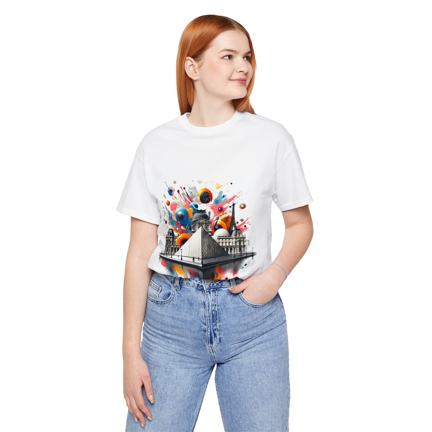 Unisex T-shirt with Paris History Arts