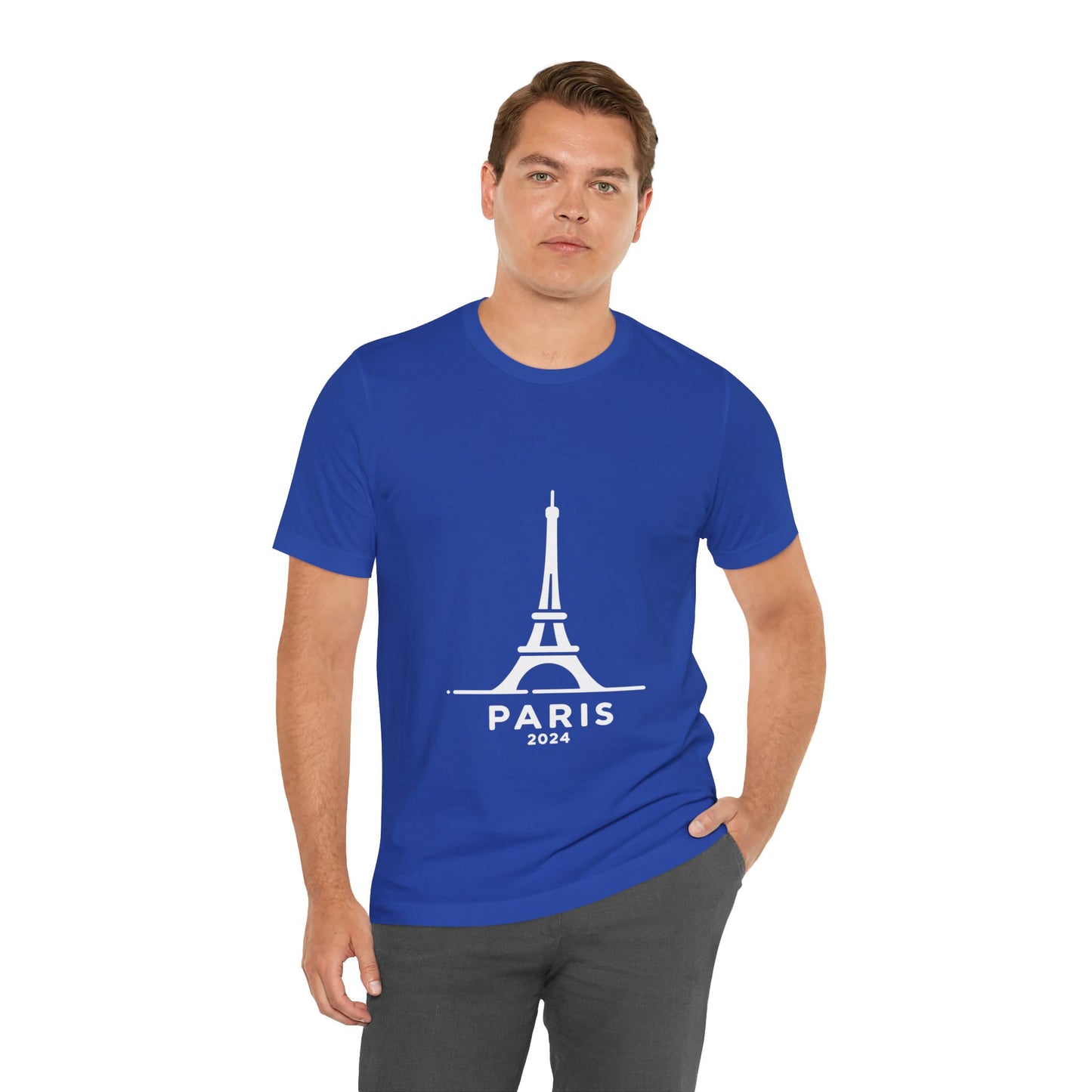 Unisex T-Shirt Mehrfarbig mit Eiffelturm