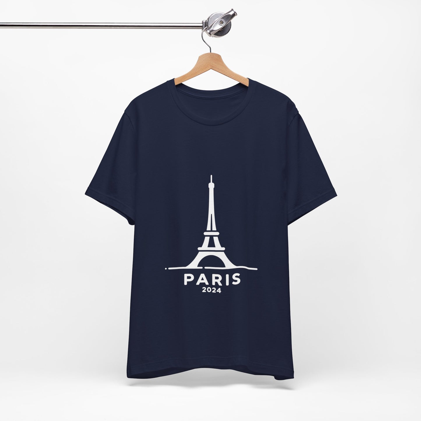 Unisex T-shirt Multi colors with Eiffel Tower