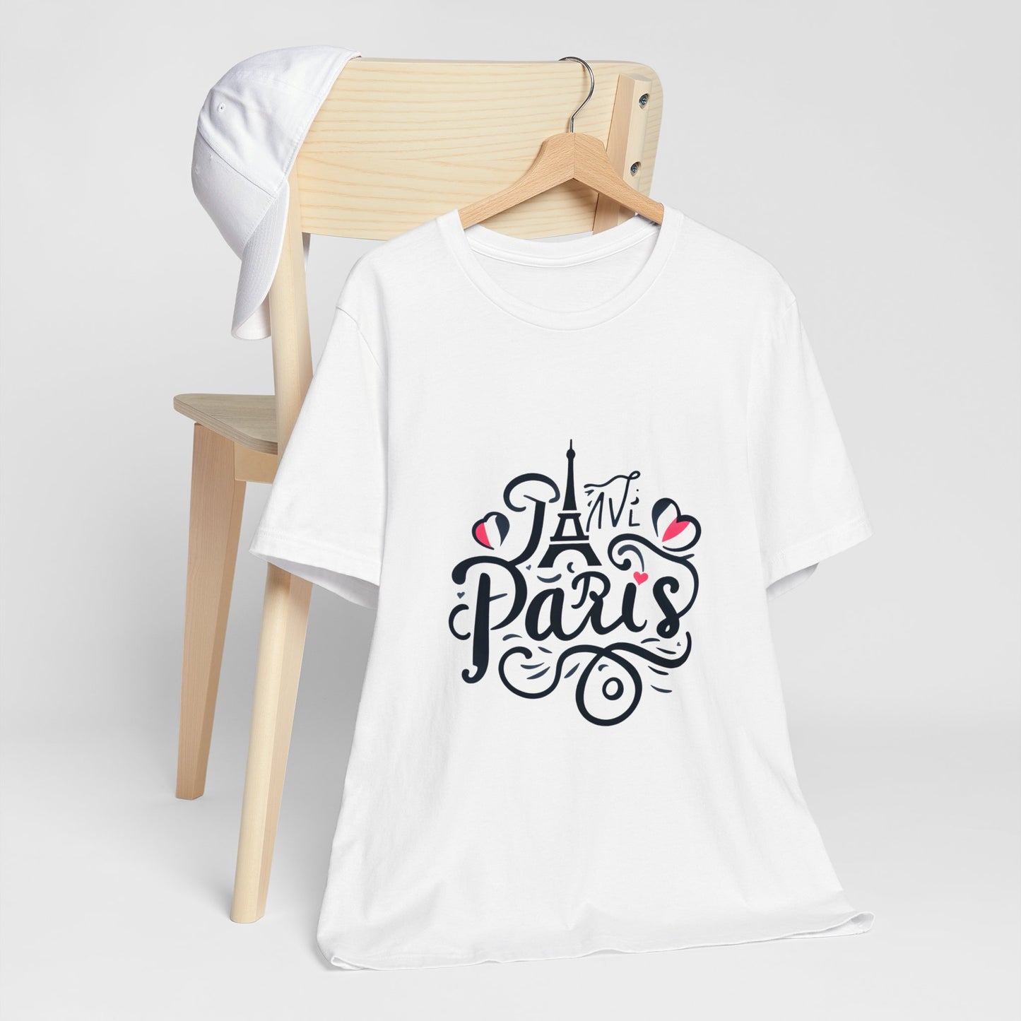 Damen T-Shirt mit Paris-Text