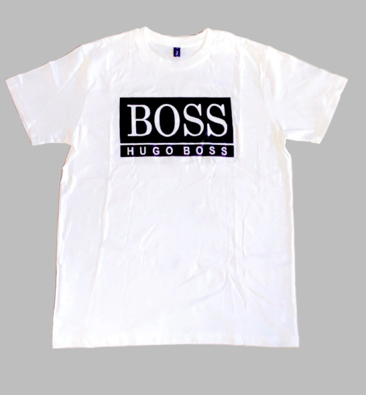 Cotton T-Shirt With Logo BOSS