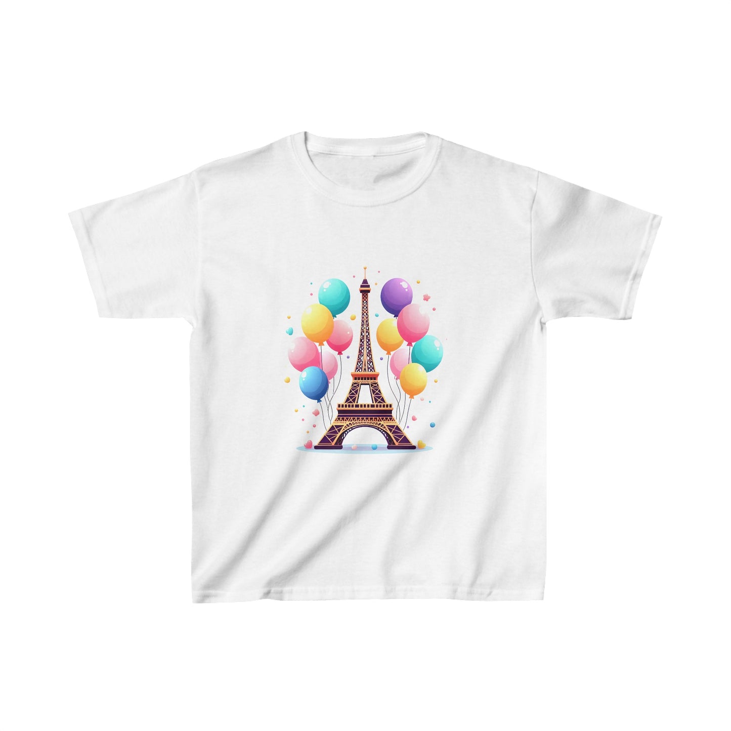 Kinder-T-Shirt mit Eiffelturm-Design