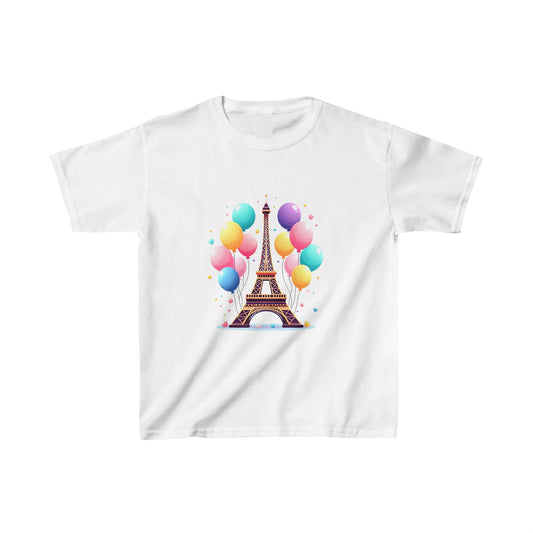 Kinder-T-Shirt mit Eiffelturm-Design