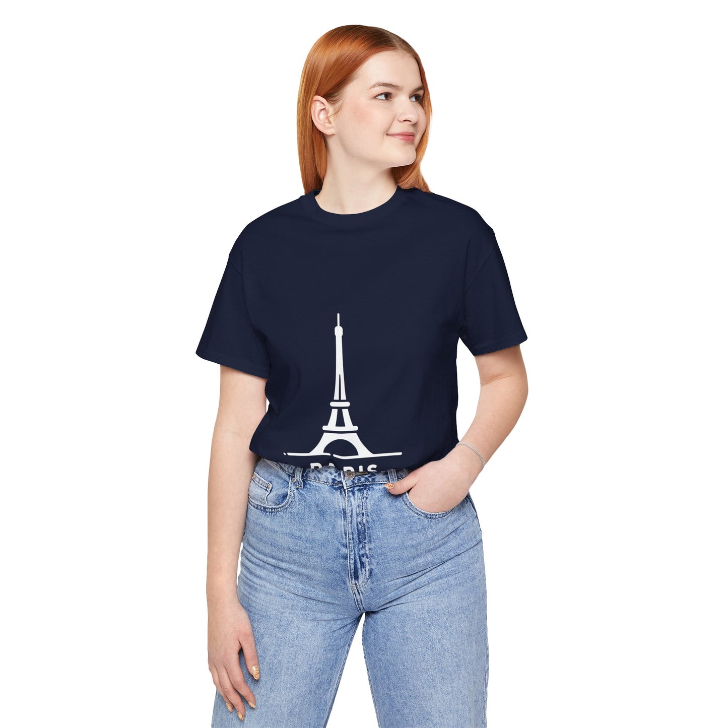 Unisex T-Shirt Mehrfarbig mit Eiffelturm