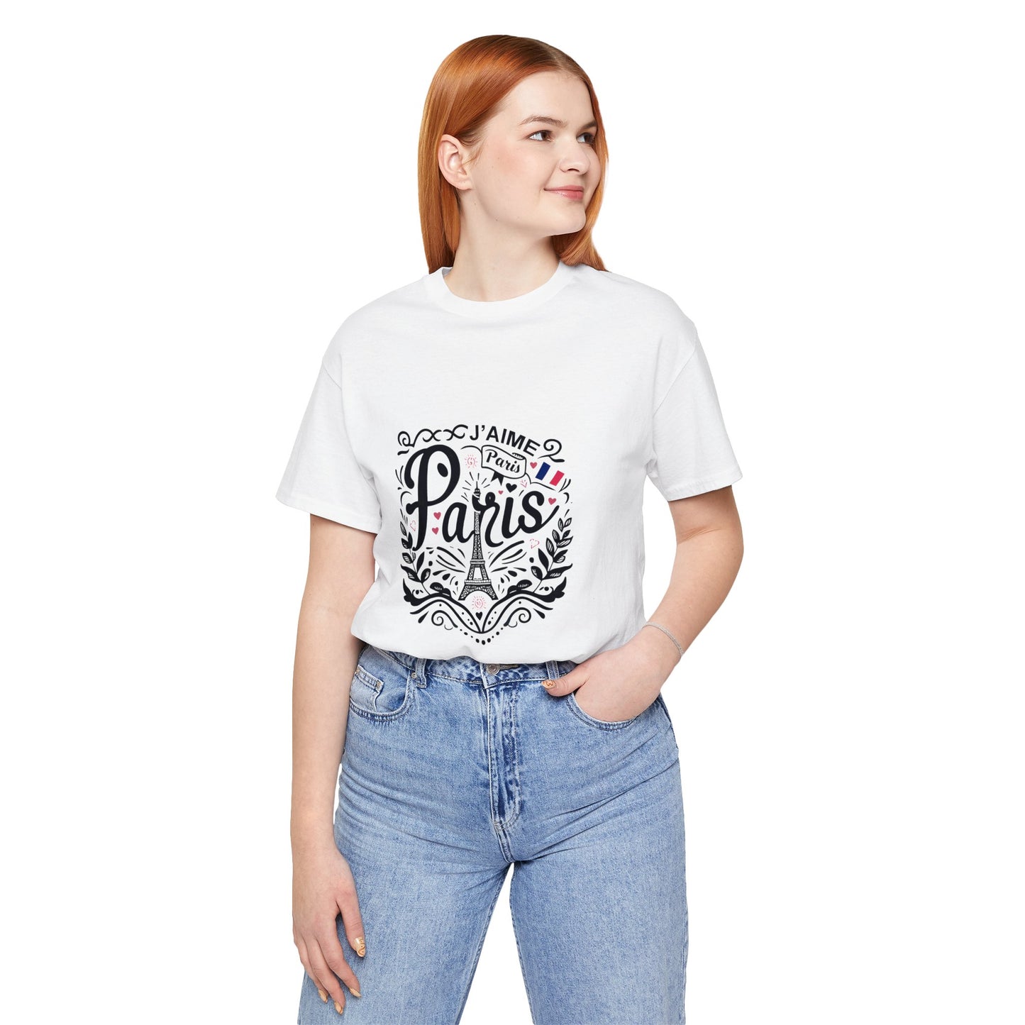 Damen T-Shirt mit Paris-Text