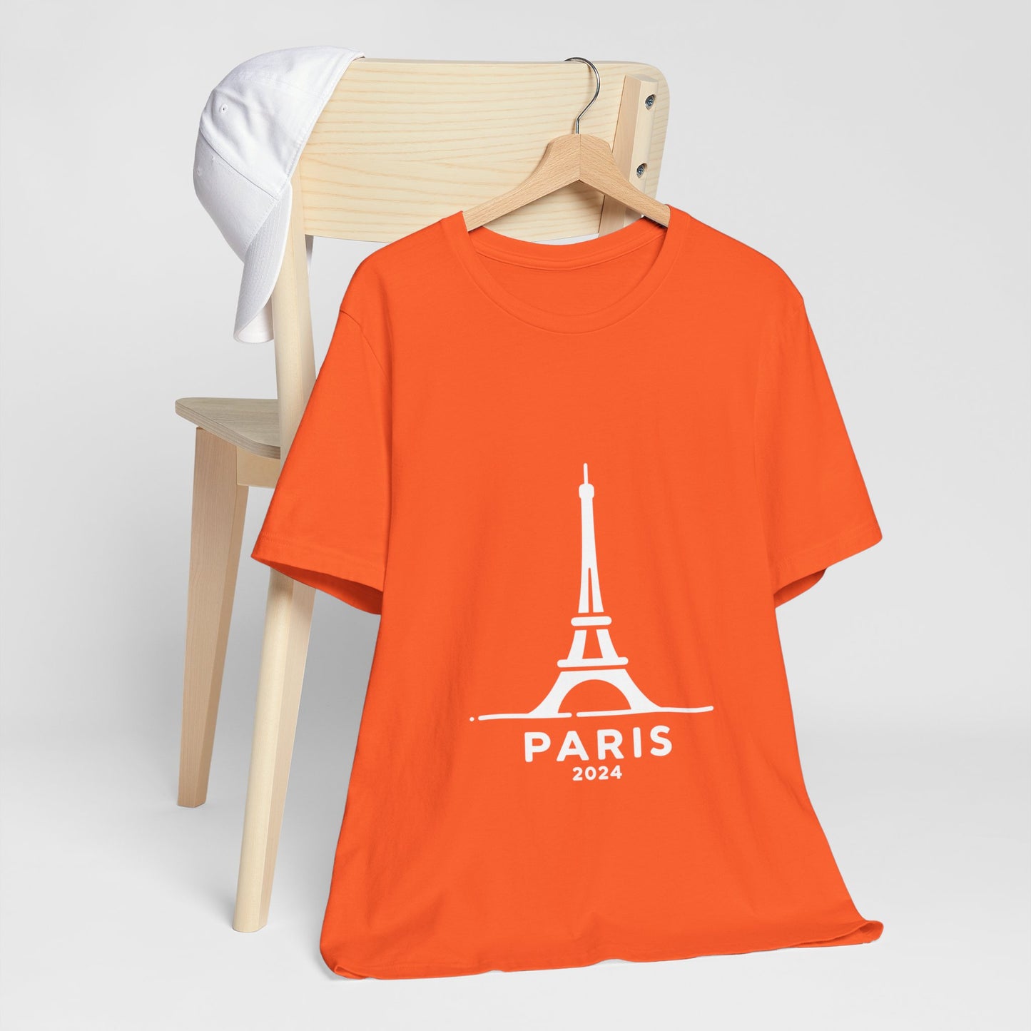 Unisex T-shirt Multi colors with Eiffel Tower