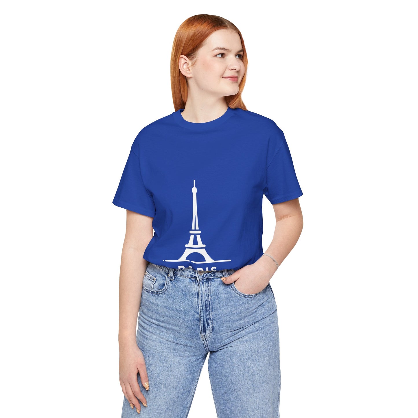 Unisex T-shirt Multi colors with Eiffel Tower